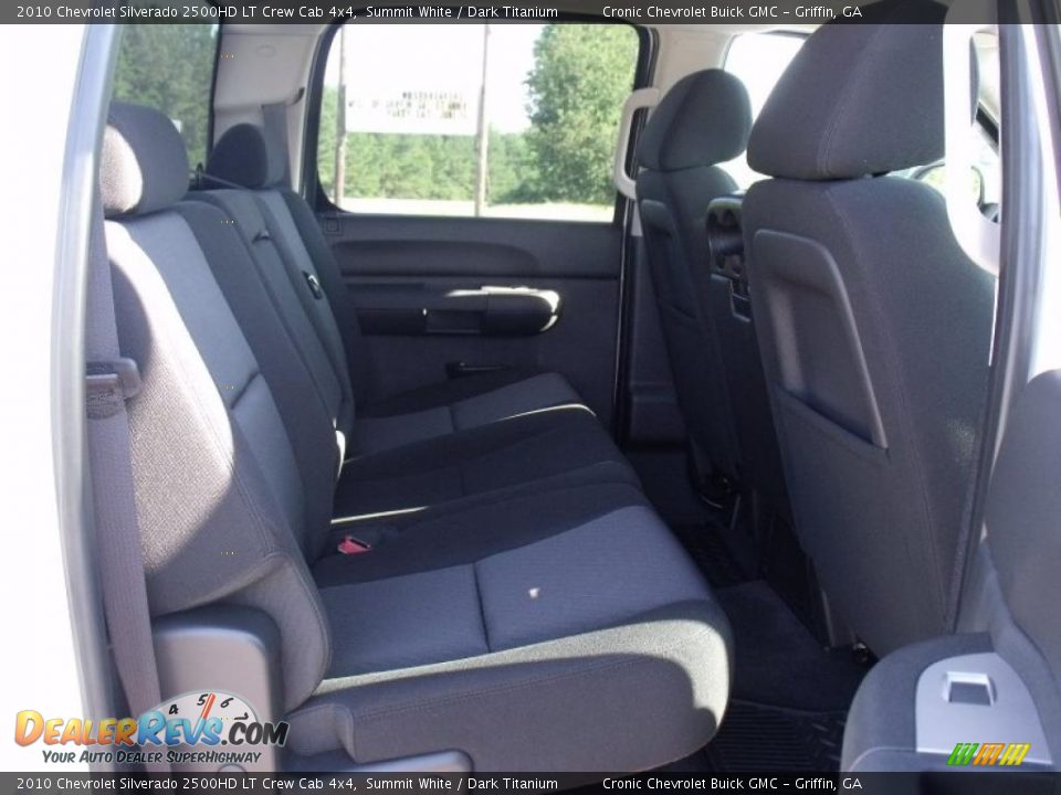 2010 Chevrolet Silverado 2500HD LT Crew Cab 4x4 Summit White / Dark Titanium Photo #14