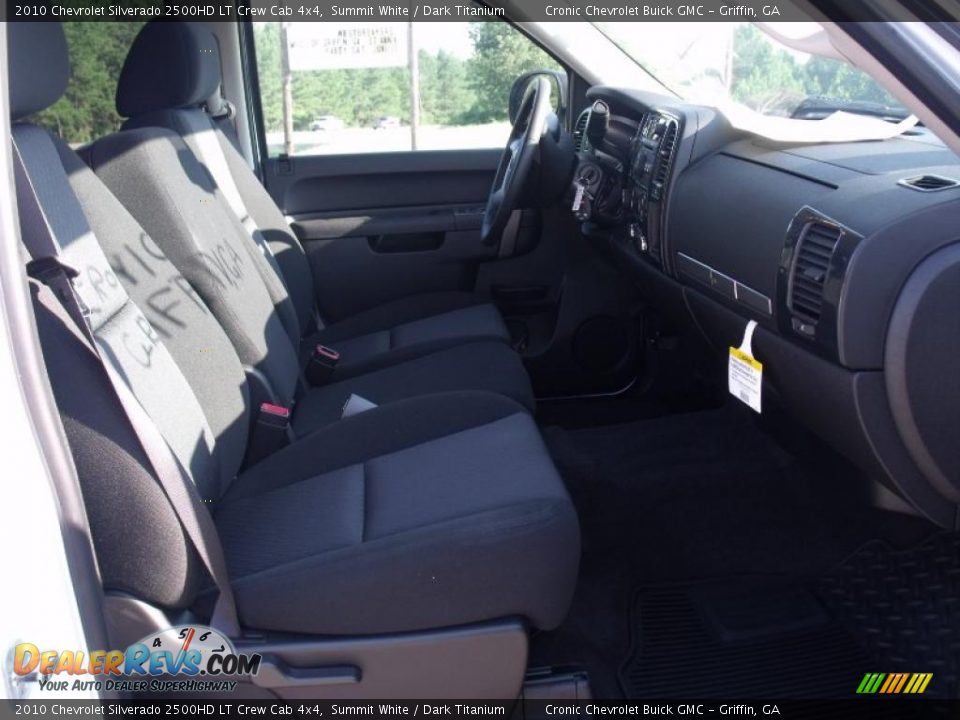 2010 Chevrolet Silverado 2500HD LT Crew Cab 4x4 Summit White / Dark Titanium Photo #15