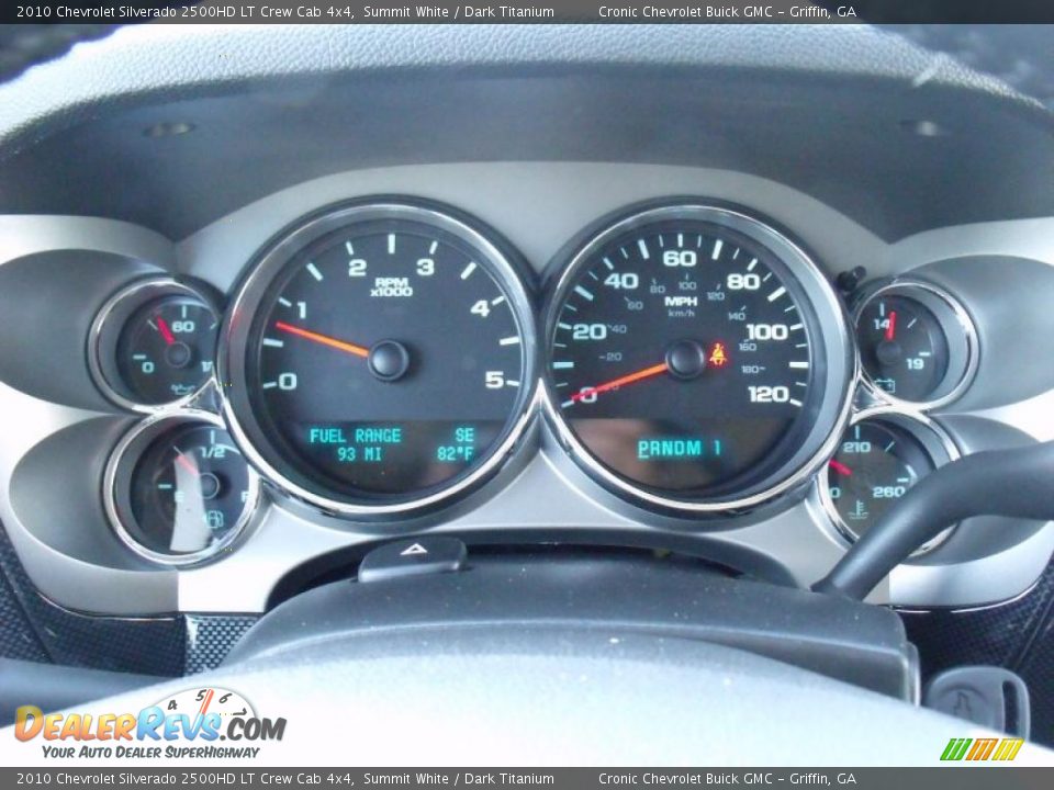 2010 Chevrolet Silverado 2500HD LT Crew Cab 4x4 Summit White / Dark Titanium Photo #18