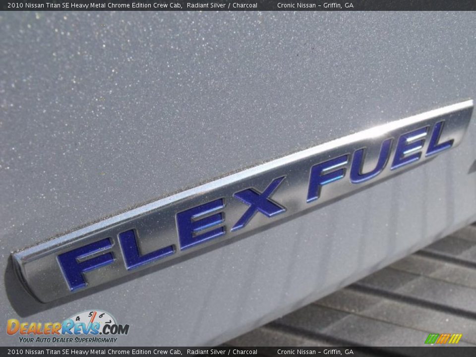 2010 Nissan Titan SE Heavy Metal Chrome Edition Crew Cab Radiant Silver / Charcoal Photo #5