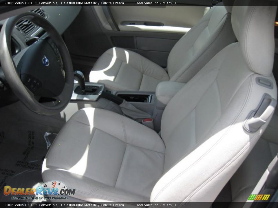 2006 Volvo C70 T5 Convertible Celestial Blue Metallic / Calcite Cream Photo #9