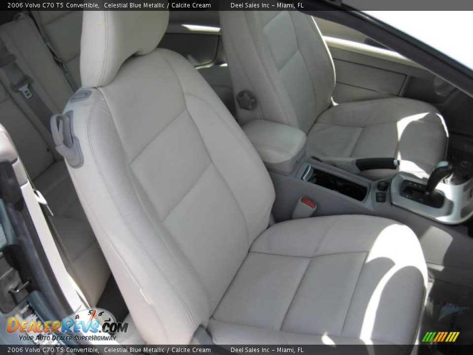 2006 Volvo C70 T5 Convertible Celestial Blue Metallic / Calcite Cream Photo #10