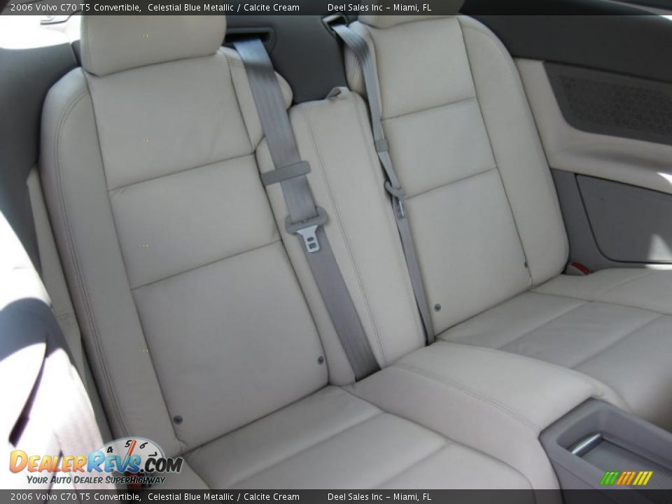 2006 Volvo C70 T5 Convertible Celestial Blue Metallic / Calcite Cream Photo #11