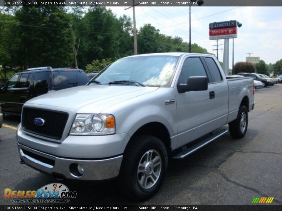 2006 Ford F150 XLT SuperCab 4x4 Silver Metallic / Medium/Dark Flint Photo #1