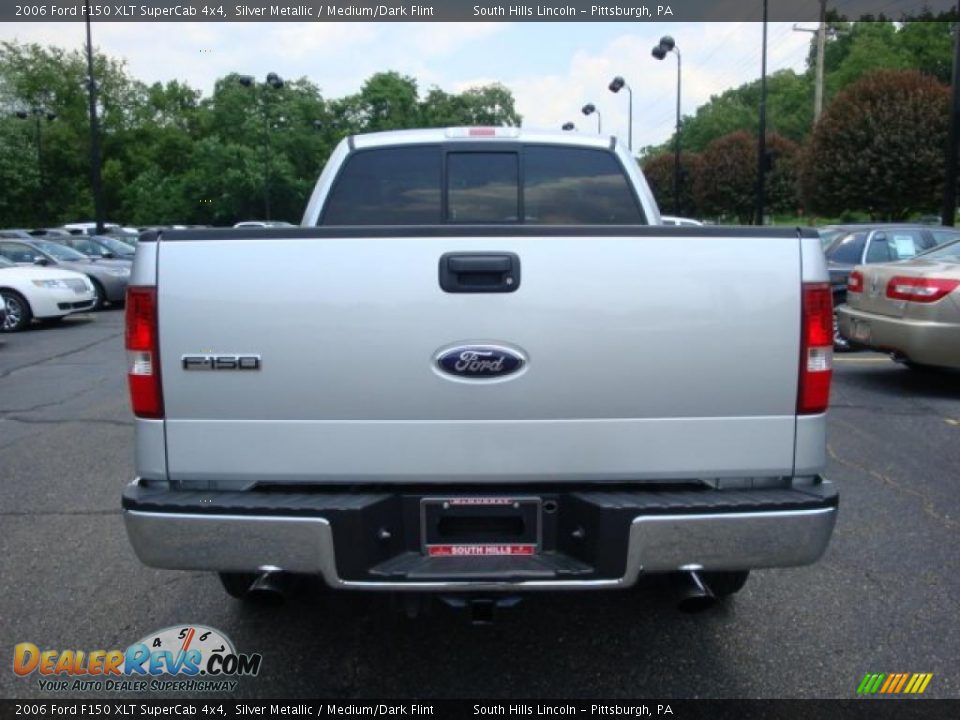 2006 Ford F150 XLT SuperCab 4x4 Silver Metallic / Medium/Dark Flint Photo #3