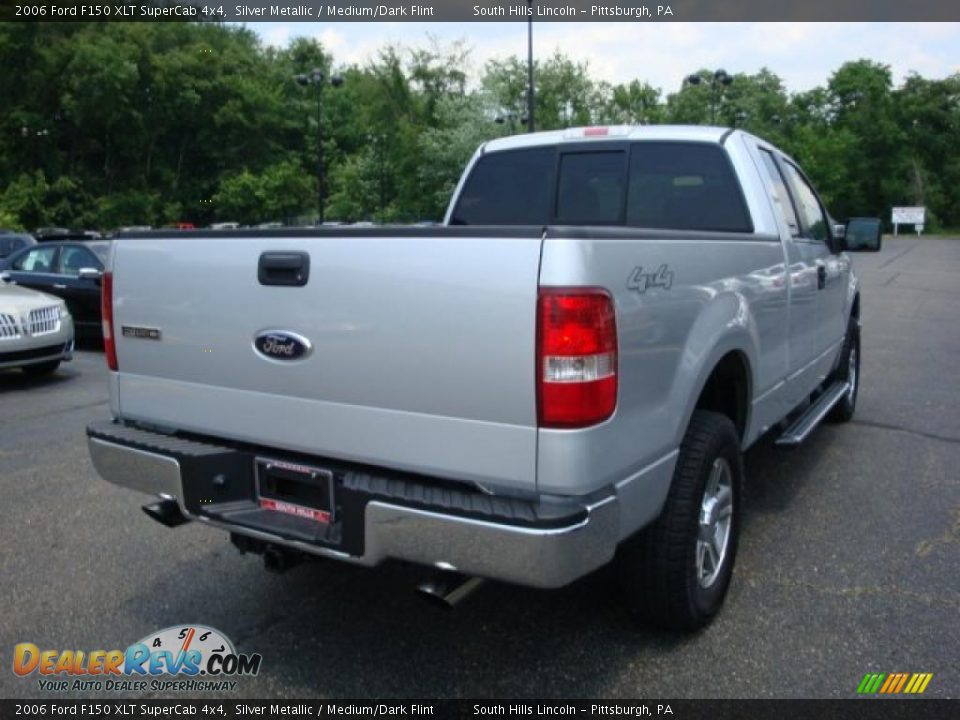 2006 Ford F150 XLT SuperCab 4x4 Silver Metallic / Medium/Dark Flint Photo #4