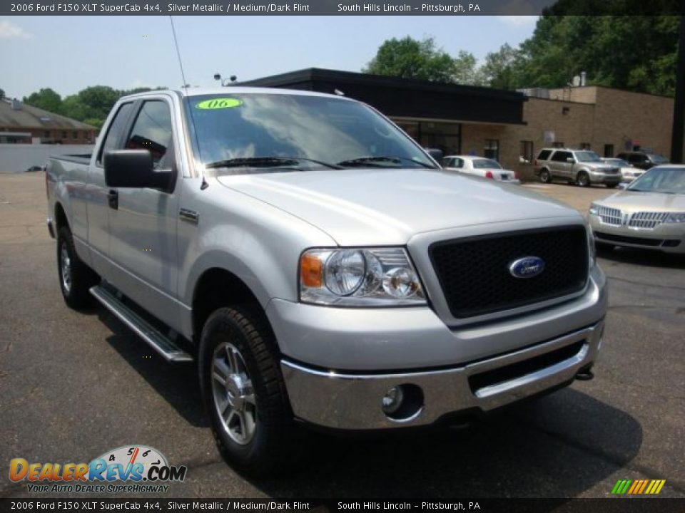 2006 Ford F150 XLT SuperCab 4x4 Silver Metallic / Medium/Dark Flint Photo #5