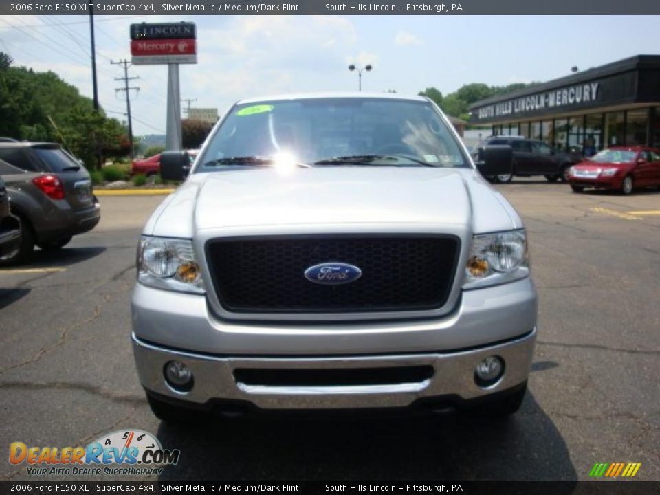 2006 Ford F150 XLT SuperCab 4x4 Silver Metallic / Medium/Dark Flint Photo #6