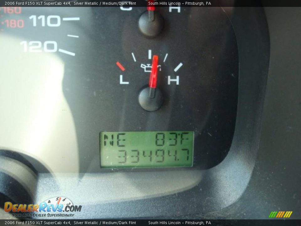 2006 Ford F150 XLT SuperCab 4x4 Silver Metallic / Medium/Dark Flint Photo #15