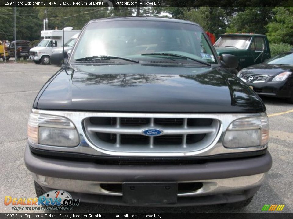 1997 Ford Explorer XLT 4x4 Black / Medium Graphite Photo #1