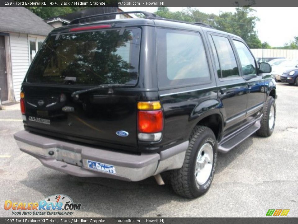 1997 Ford Explorer XLT 4x4 Black / Medium Graphite Photo #7