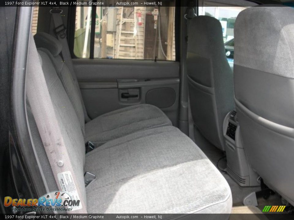 1997 Ford Explorer XLT 4x4 Black / Medium Graphite Photo #11