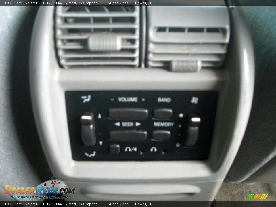 1997 Ford Explorer XLT 4x4 Black / Medium Graphite Photo #13