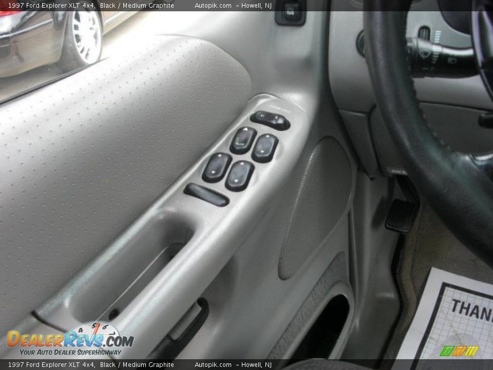 1997 Ford Explorer XLT 4x4 Black / Medium Graphite Photo #15