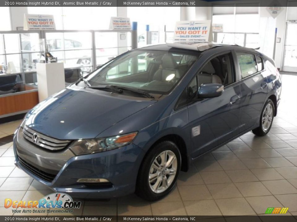 2010 Honda Insight Hybrid EX Atomic Blue Metallic / Gray Photo #1