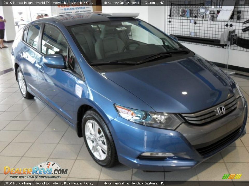 2010 Honda Insight Hybrid EX Atomic Blue Metallic / Gray Photo #5