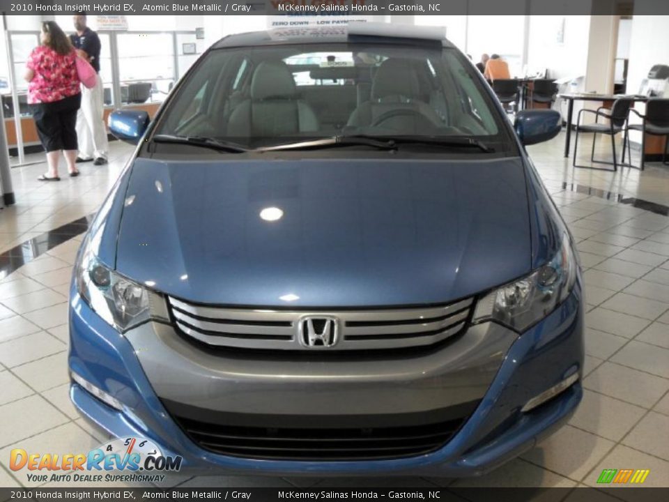 2010 Honda Insight Hybrid EX Atomic Blue Metallic / Gray Photo #6