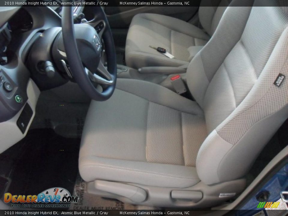 2010 Honda Insight Hybrid EX Atomic Blue Metallic / Gray Photo #7