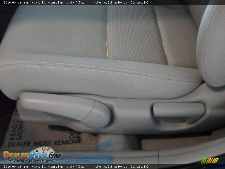 2010 Honda Insight Hybrid EX Atomic Blue Metallic / Gray Photo #8