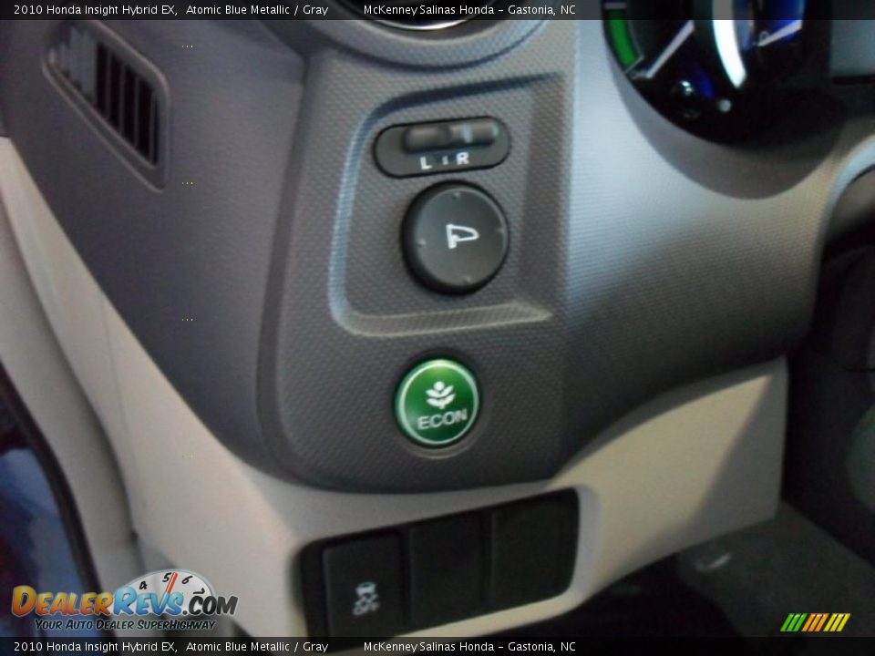 2010 Honda Insight Hybrid EX Atomic Blue Metallic / Gray Photo #9