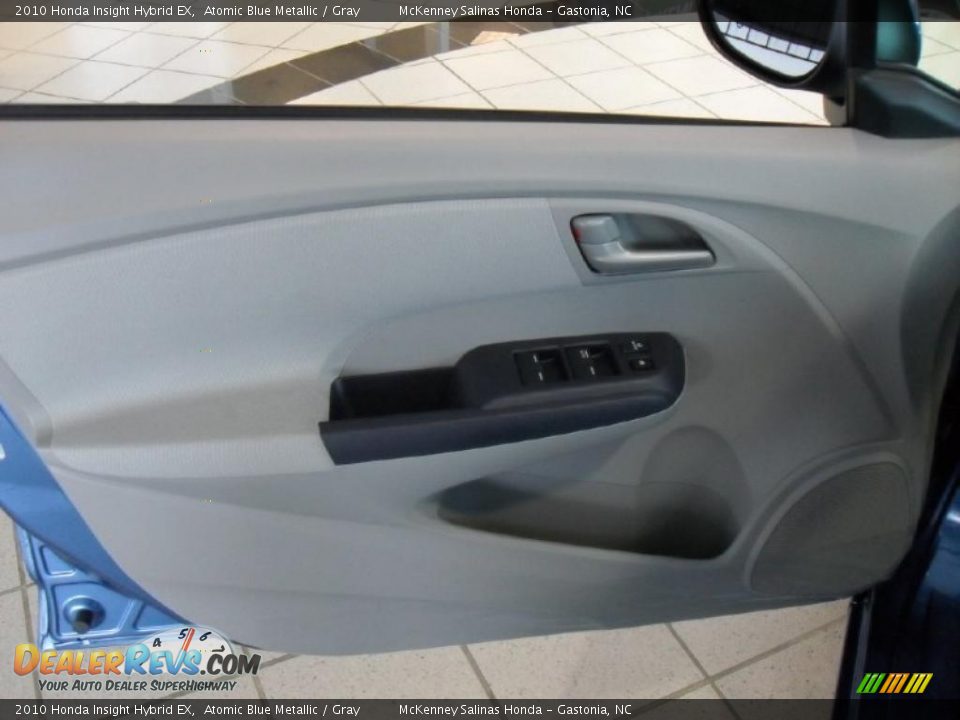 2010 Honda Insight Hybrid EX Atomic Blue Metallic / Gray Photo #10