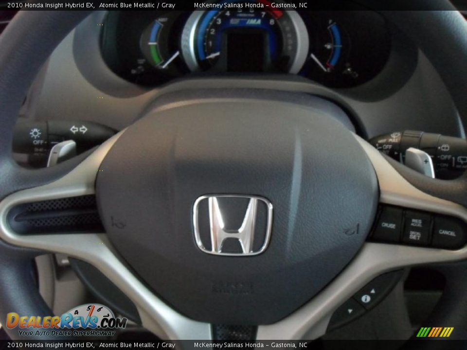 2010 Honda Insight Hybrid EX Atomic Blue Metallic / Gray Photo #11