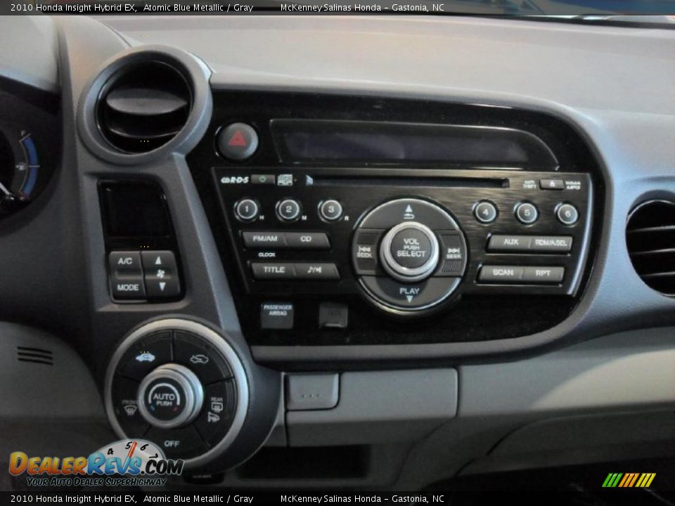 2010 Honda Insight Hybrid EX Atomic Blue Metallic / Gray Photo #13