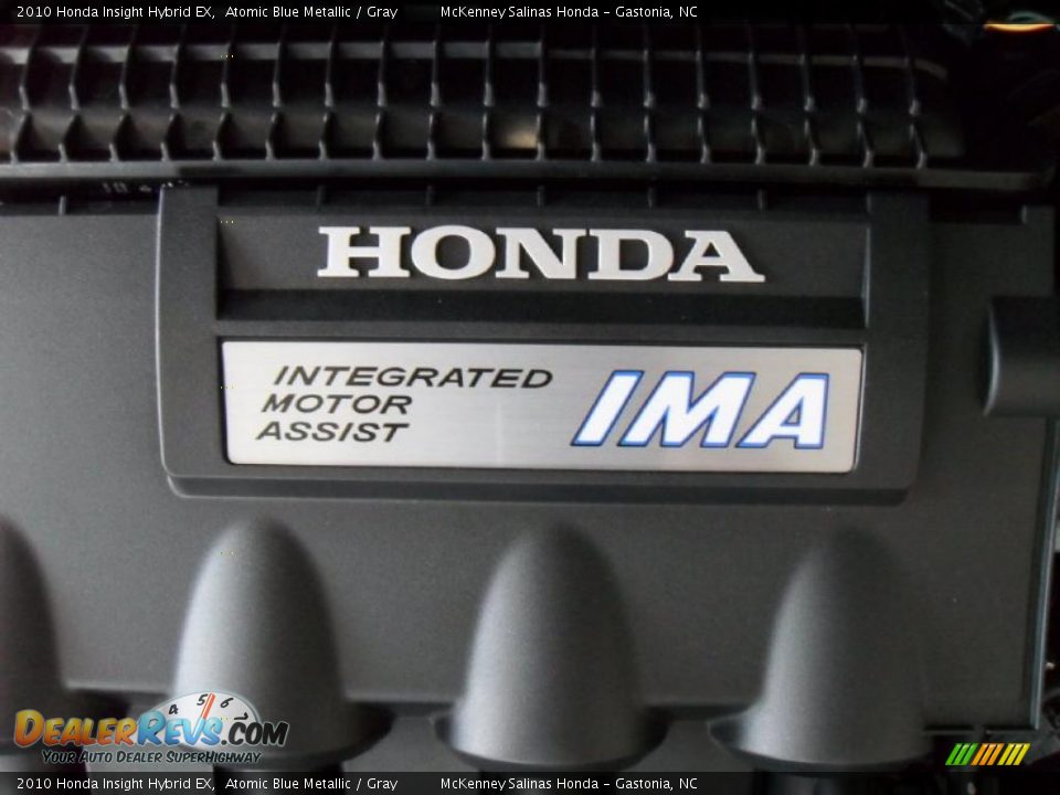 2010 Honda Insight Hybrid EX Atomic Blue Metallic / Gray Photo #26