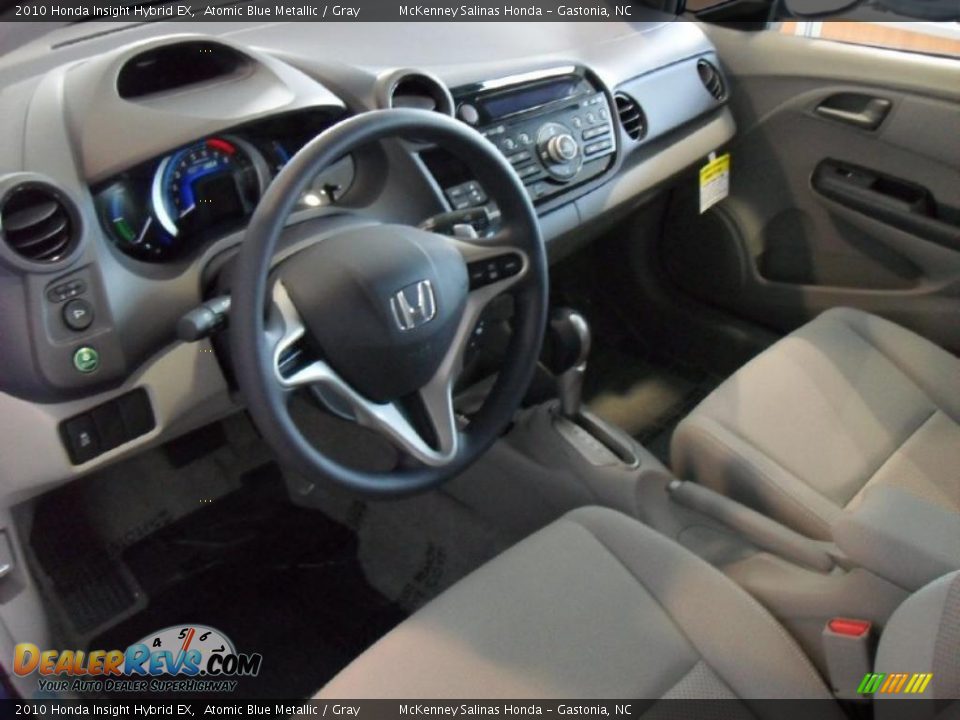 2010 Honda Insight Hybrid EX Atomic Blue Metallic / Gray Photo #27