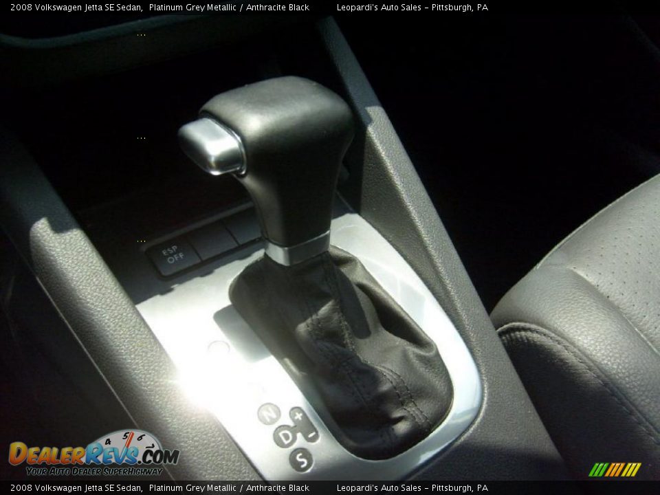 2008 Volkswagen Jetta SE Sedan Platinum Grey Metallic / Anthracite Black Photo #23