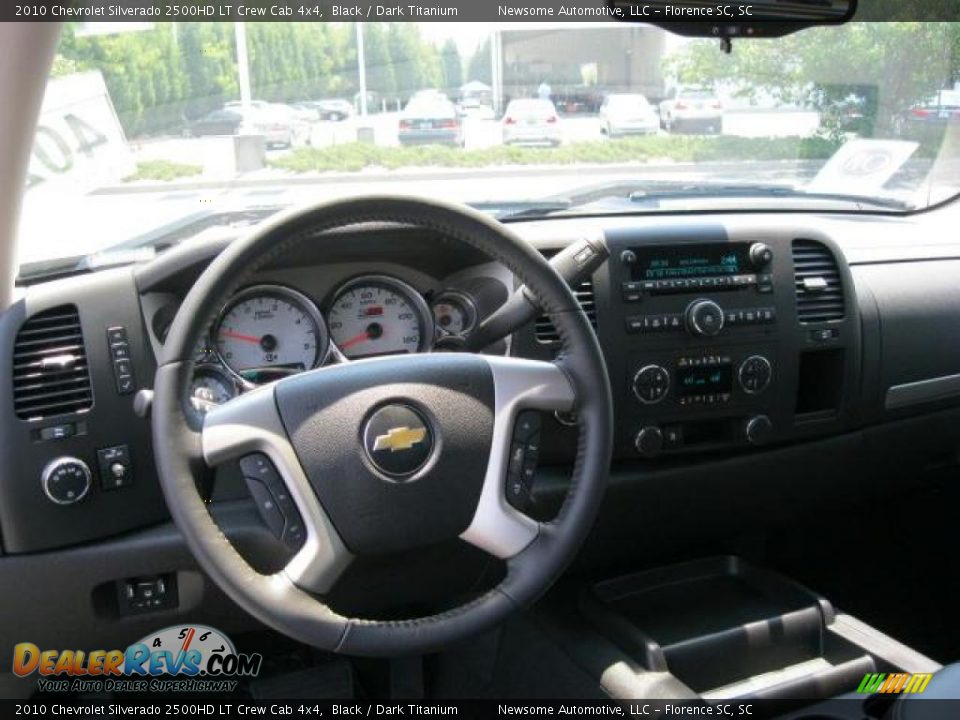 2010 Chevrolet Silverado 2500HD LT Crew Cab 4x4 Black / Dark Titanium Photo #6