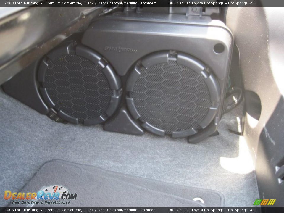 2008 Ford Mustang GT Premium Convertible Black / Dark Charcoal/Medium Parchment Photo #13
