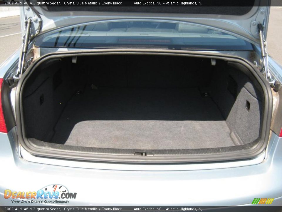 2002 Audi A6 4.2 quattro Sedan Crystal Blue Metallic / Ebony Black Photo #8