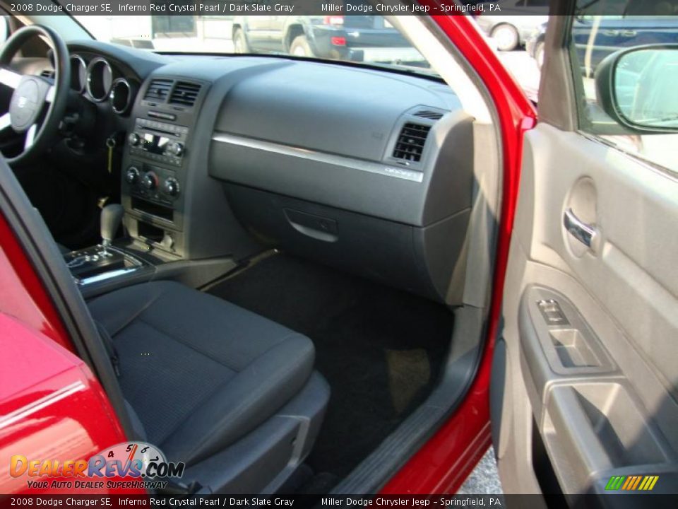 2008 Dodge Charger SE Inferno Red Crystal Pearl / Dark Slate Gray Photo #17