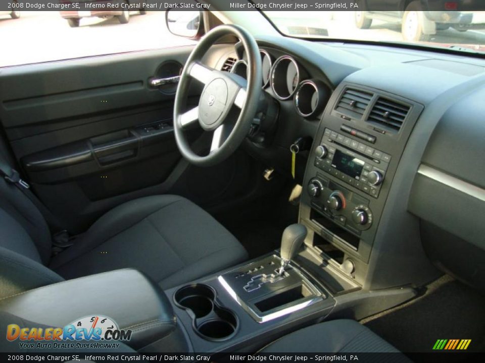 2008 Dodge Charger SE Inferno Red Crystal Pearl / Dark Slate Gray Photo #18