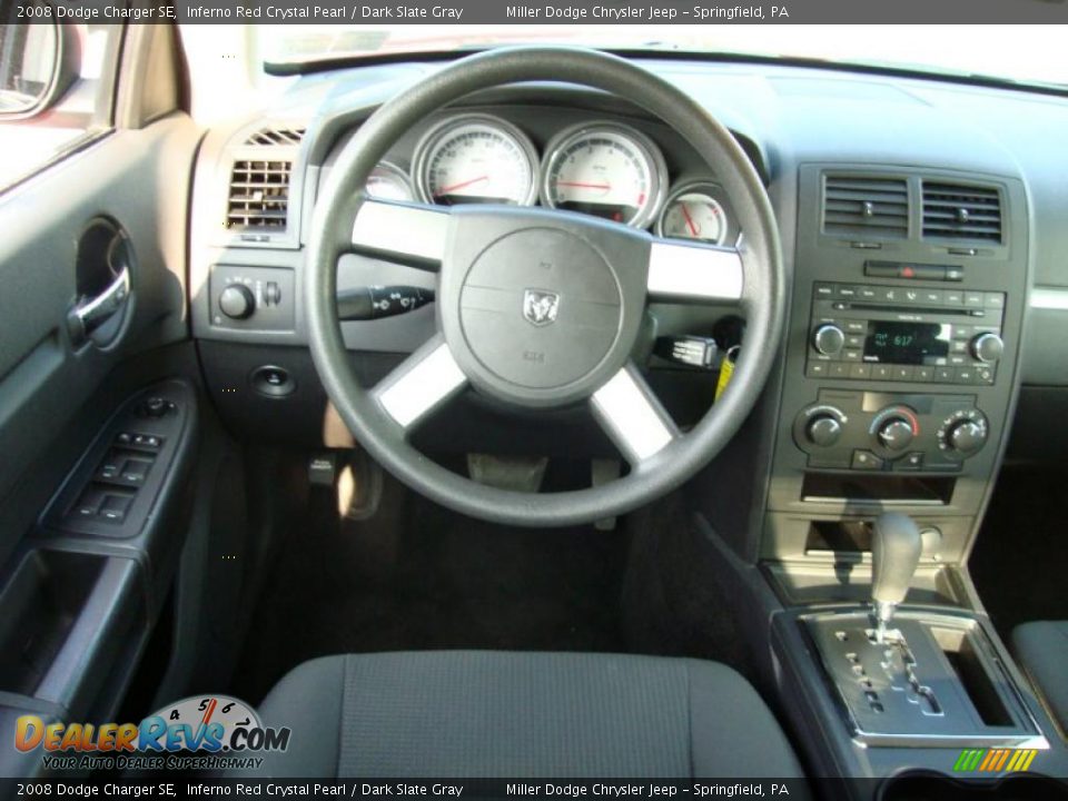 2008 Dodge Charger SE Inferno Red Crystal Pearl / Dark Slate Gray Photo #25