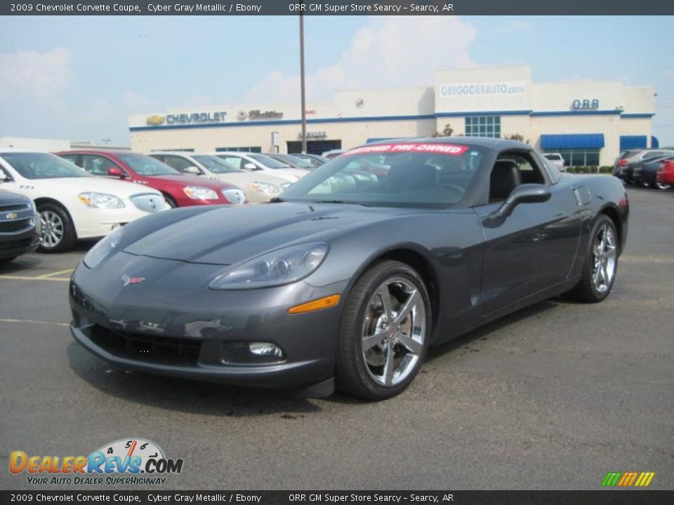 2009 Chevrolet Corvette Coupe Cyber Gray Metallic / Ebony Photo #1