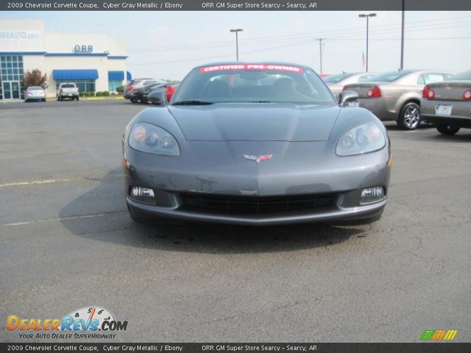 2009 Chevrolet Corvette Coupe Cyber Gray Metallic / Ebony Photo #2