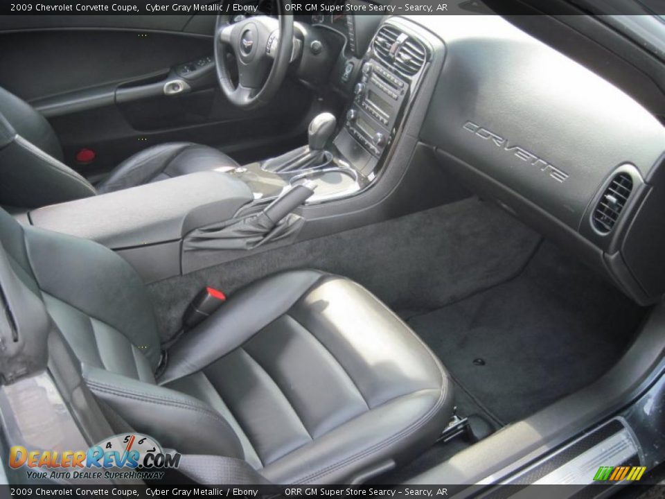 2009 Chevrolet Corvette Coupe Cyber Gray Metallic / Ebony Photo #9