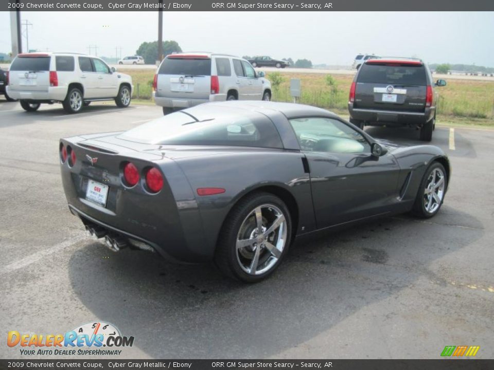 2009 Chevrolet Corvette Coupe Cyber Gray Metallic / Ebony Photo #10