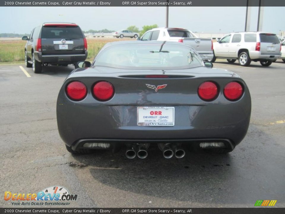 2009 Chevrolet Corvette Coupe Cyber Gray Metallic / Ebony Photo #11