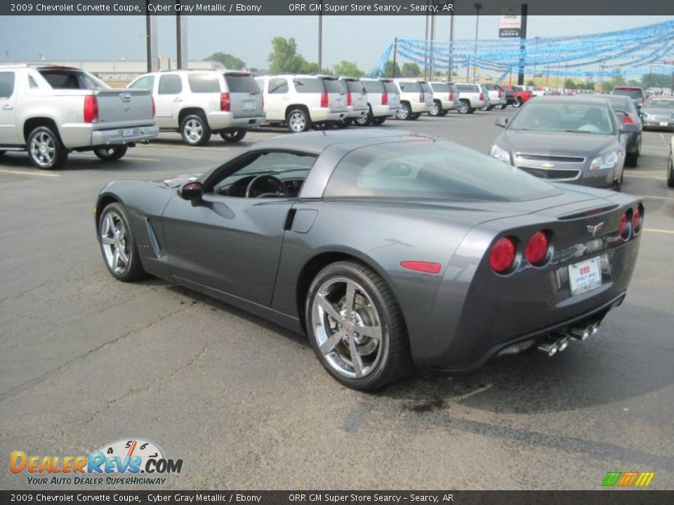 2009 Chevrolet Corvette Coupe Cyber Gray Metallic / Ebony Photo #12