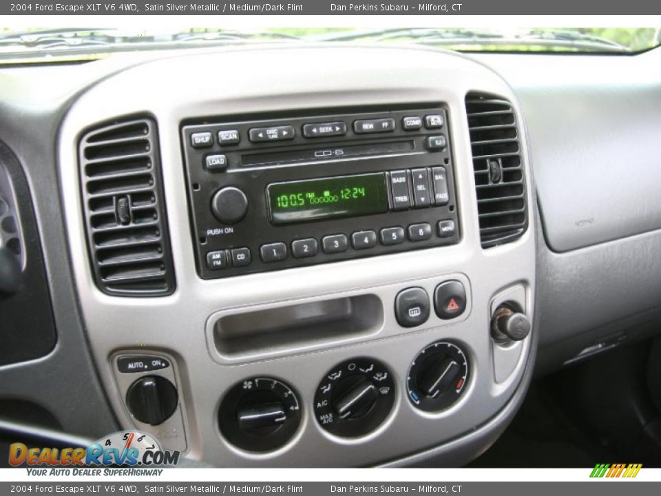 2004 Ford Escape XLT V6 4WD Satin Silver Metallic / Medium/Dark Flint Photo #22