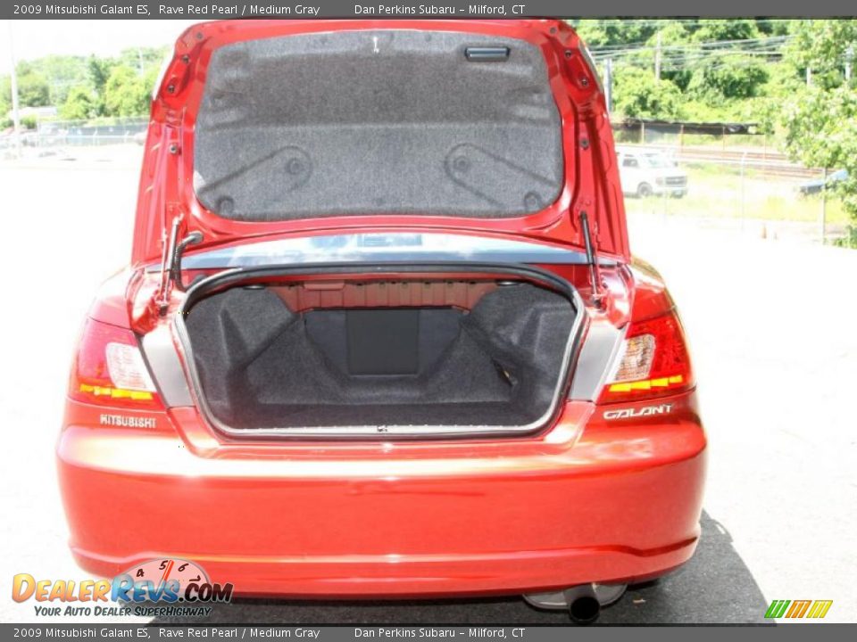 2009 Mitsubishi Galant ES Rave Red Pearl / Medium Gray Photo #7