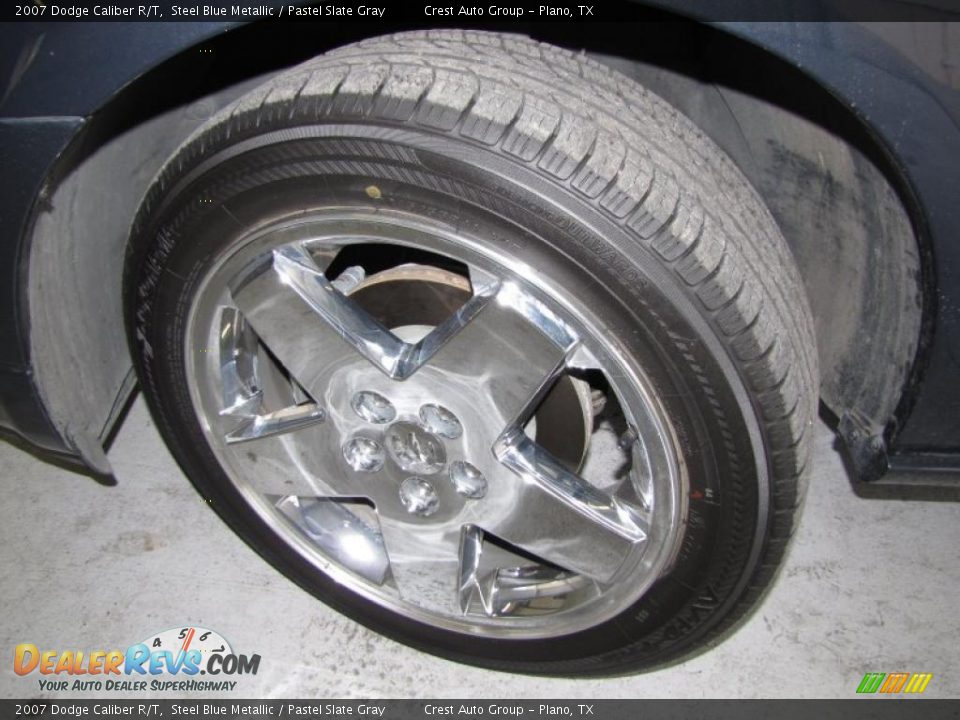 2007 Dodge Caliber R/T Steel Blue Metallic / Pastel Slate Gray Photo #18