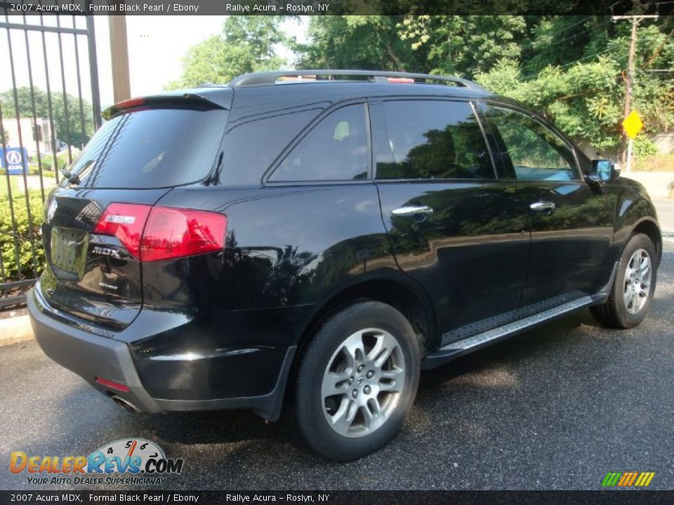 2007 Acura MDX Formal Black Pearl / Ebony Photo #4