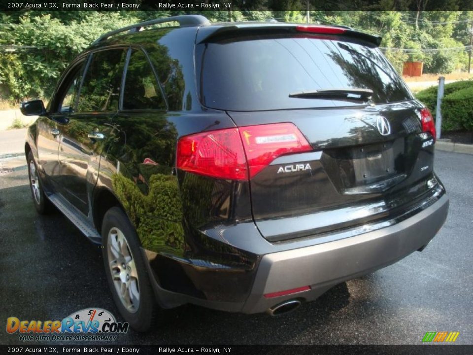 2007 Acura MDX Formal Black Pearl / Ebony Photo #6