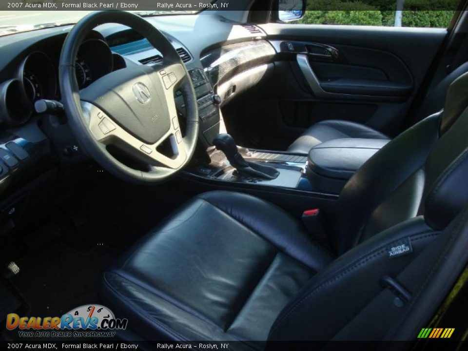 2007 Acura MDX Formal Black Pearl / Ebony Photo #10