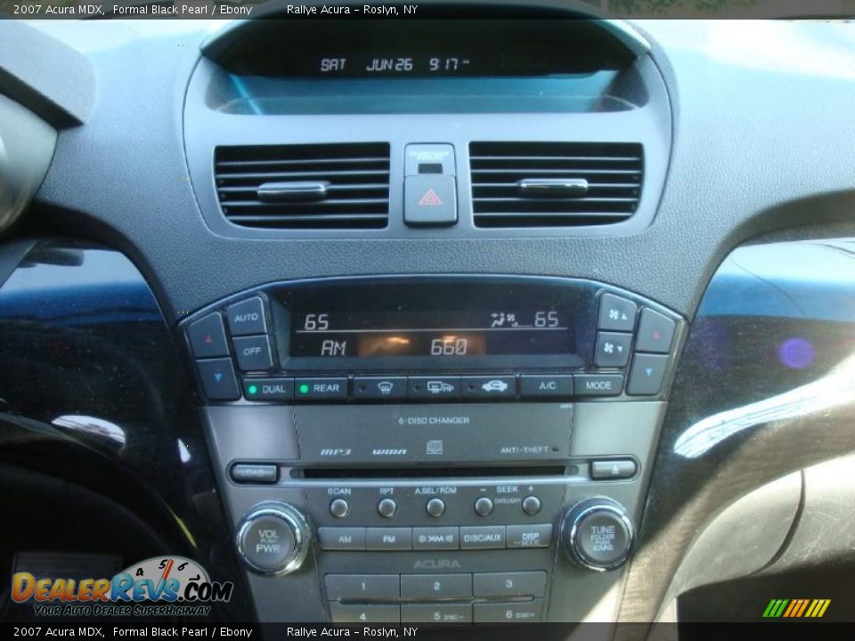 2007 Acura MDX Formal Black Pearl / Ebony Photo #13