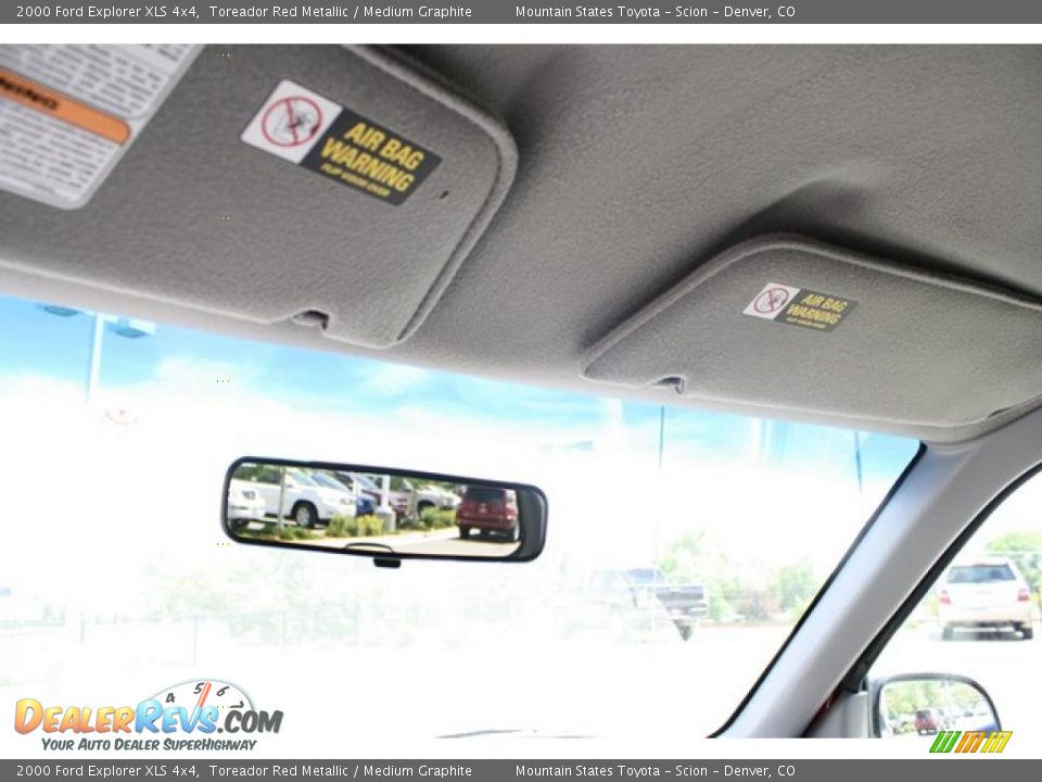 2000 Ford Explorer XLS 4x4 Toreador Red Metallic / Medium Graphite Photo #21